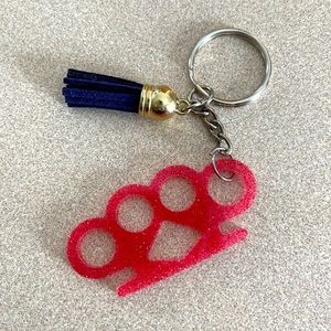 Handmade Brass Knuckle Keychain
